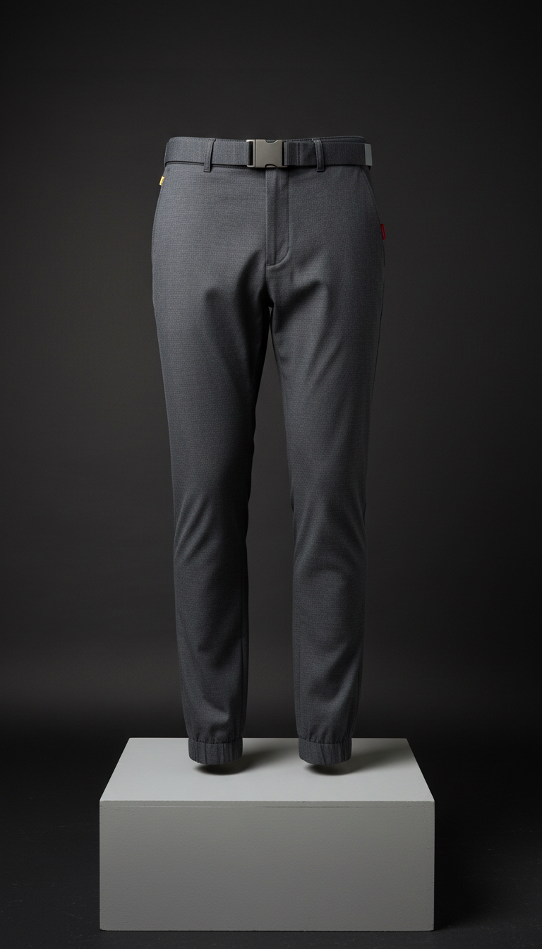 Modern Trousers With Tapered Leg